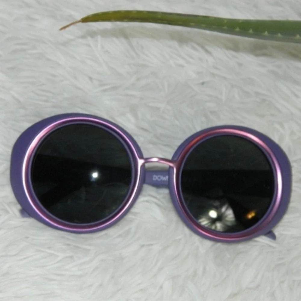 Perverse‎ Sunglasses Purple Round Frame Hippie  Retro
